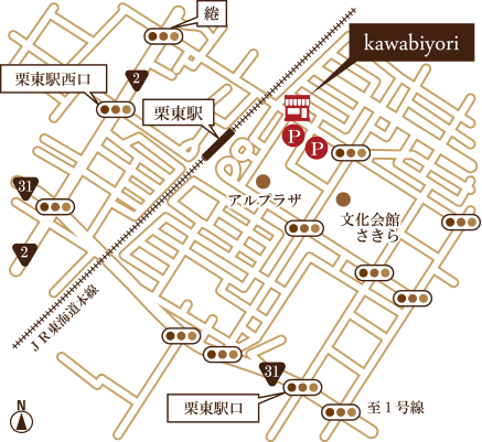 kawabiyori地図